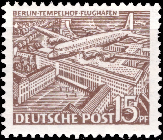 Briefmarken Berlin 1949, Mi.Nr. 48, Freimarken: Berliner Bauten (I). Postfrisch