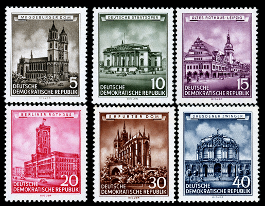 Briefmarken DDR 1955 Mi.Nr. 491-496 Postfrisch