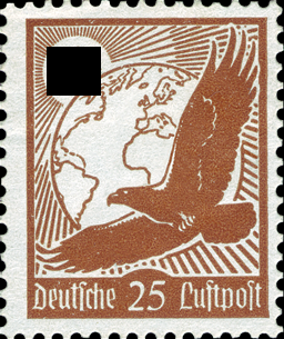 Briefmarken: Deutsches Reich 1934, Nr. 533x, Flugpostmarken: Steinadler, Postfrisch**