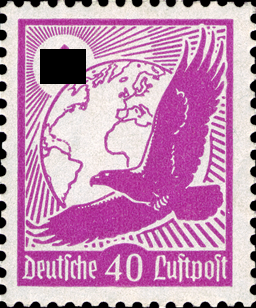 Briefmarken: Deutsches Reich 1934, Nr. 534x, Flugpostmarken: Steinadler, Postfrisch**