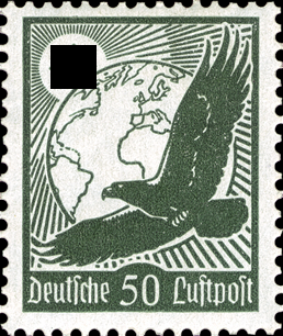 Briefmarken: Deutsches Reich 1934, Nr. 535x, Flugpostmarken: Steinadler, Postfrisch**
