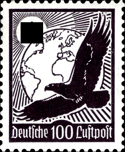 Briefmarken: Deutsches Reich 1934, Nr. 537x, Flugpostmarken: Steinadler, Postfrisch**