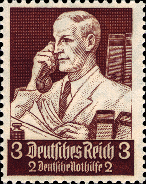 Briefmarken: Deutsches Reich 1934, Nr. 556, Berufsstände. Postfrisch