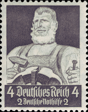 Briefmarken: Deutsches Reich 1934, Nr. 557, Berufsstände. Postfrisch