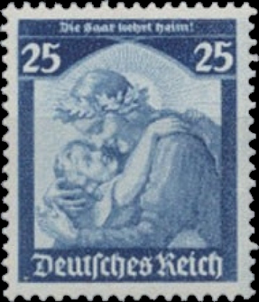 Briefmarken: Deutsches Reich 1935, Mi.Nr. 568, Saarabstimmung, Postfrisch