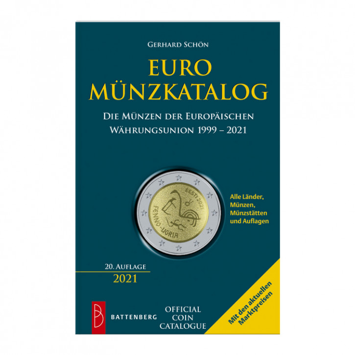 Euro Münzkatalog: Die Münzen der Europäischen Währungsunion 1999 - 2021, 20. Auflage 2021