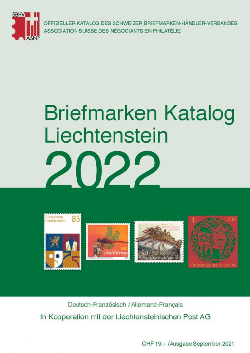 SBK-Schweizer Briefmarken-Katalog 2022