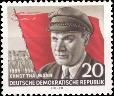 Briefmarken: DDR 1956, Mi.Nr. 520A, Ernst Thälmann, Postfrisch