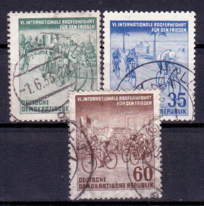 Briefmarken DDR 1953, Mi.Nr. 358-361, 700 Jahre Frankfurt a.d. Oder, Gestempelt