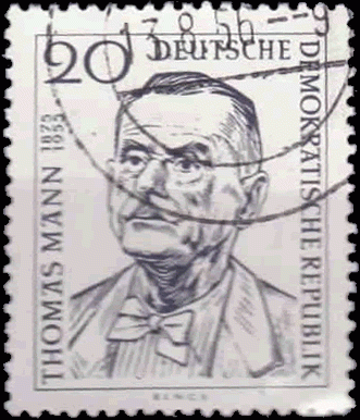 Briefmarken: DDR 1956, Mi.Nr. 534, Thomas Mann, Gestempelt