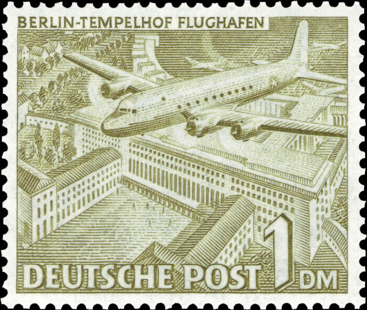 Briefmarken Berlin 1949, Mi.Nr. 57, Freimarken: Berliner Bauten (I). Postfrisch