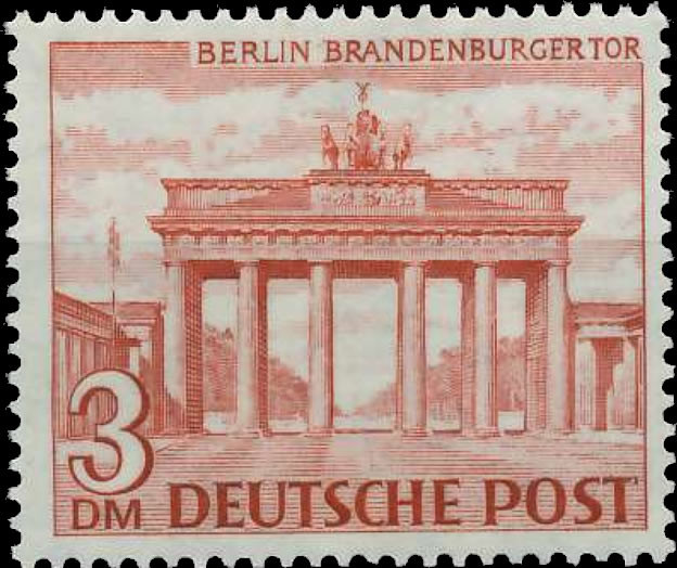 Briefmarken Berlin 1949, Mi.Nr. 59, Freimarken: Berliner Bauten (I). Postfrisch