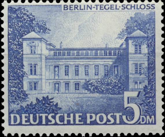 Briefmarken Berlin 1949, Mi.Nr. 60, Freimarken: Berliner Bauten (I). Postfrisch