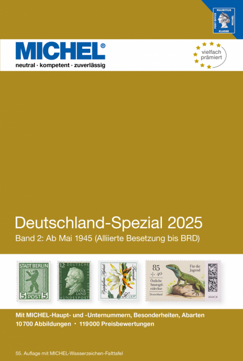 MICHEL Deutschland Spezial-Katalog 2025 - Band 2