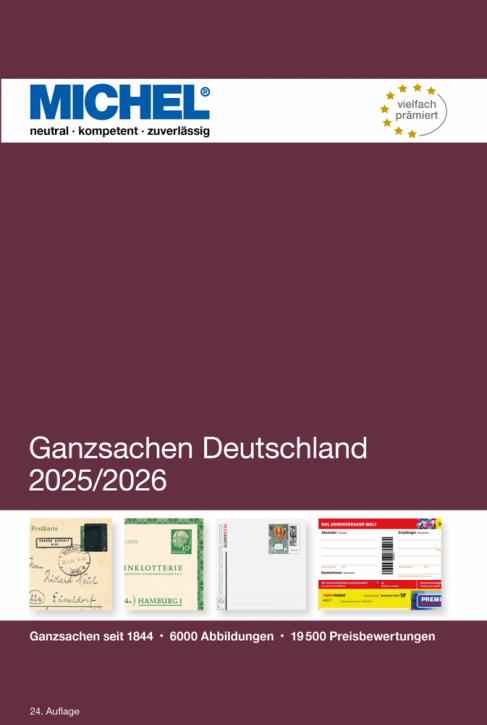 MICHEL Ganzsachen-Katalog Deutschland 2025/2026