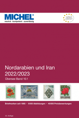 MICHEL Übersee-Katalog Nordarabien und Iran 2022/2023, Band 1 (ÜK 10.1)