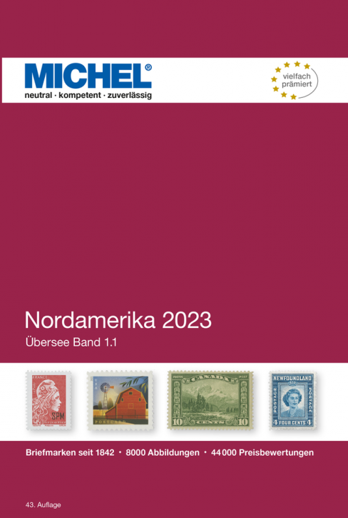 MICHEL Übersee-Katalog Nordamerika 2023 (Ü 1.1)