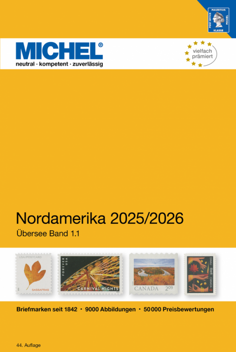 MICHEL Übersee-Katalog Nordamerika 2025/2026 (Ü 1.1)
