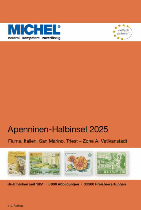 MICHEL Apenninen-Halbinsel-Katalog 2025 (E5)