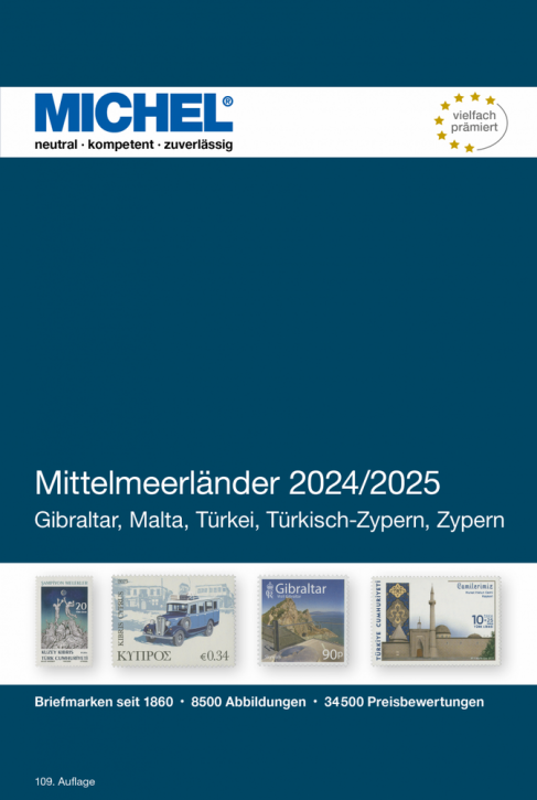 MICHEL Mittelmeerländer-Katalog 2024/2025 (E 9)