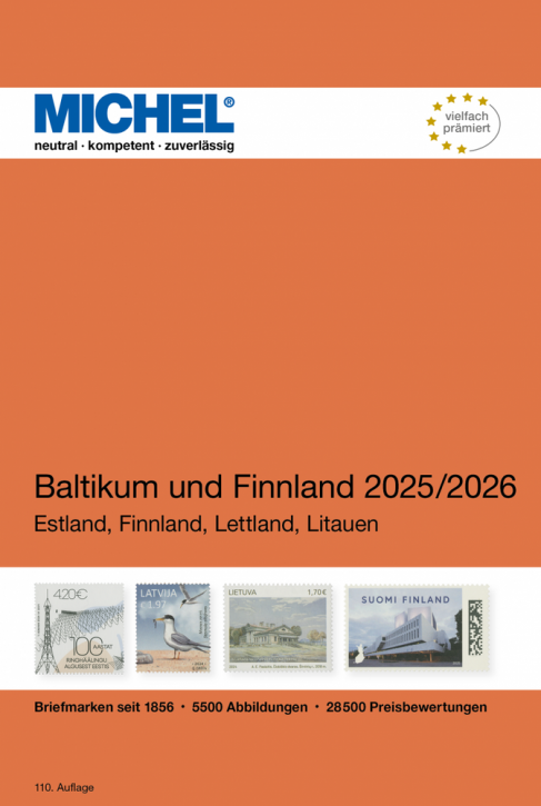 MICHEL Baltikum und Finnland-Katalog 2025/2026 (E11)