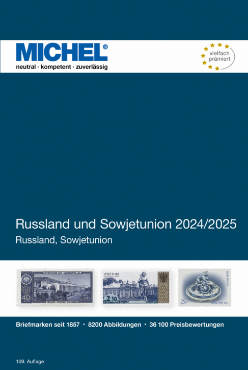 MICHEL Russland und Sowjetunion-Katalog 2024/2025 (E 16)