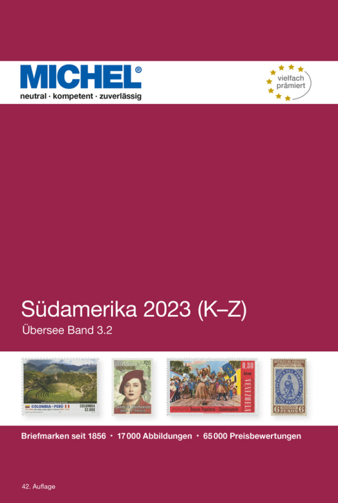 MICHEL Übersee-Katalog Südamerika 2023 (Ü 3.2) – Band 2 K–Z