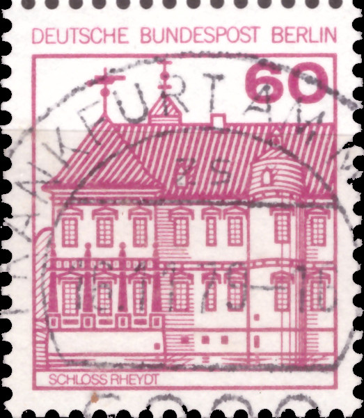 Briefmarken Berlin 1979, Mi.Nr. 611, Freimarke: Burgen und Schlösser (III). Gestempelt