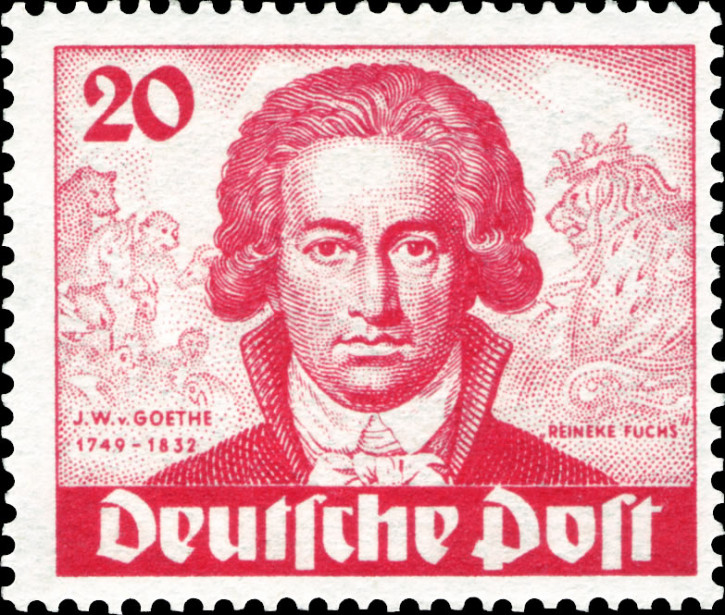 Briefmarken Berlin 1949 Mi.Nr. 62, Goethejahr 1949, Postfrisch