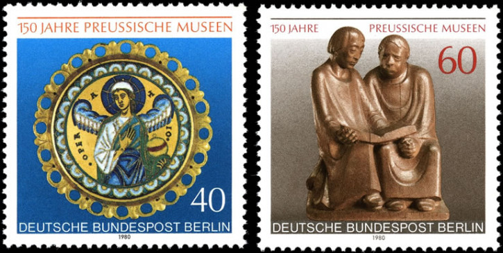 Briefmarken Berlin 1980, Mi.Nr. 625-626, 150 Jahre Preußische Museen. Postfrisch