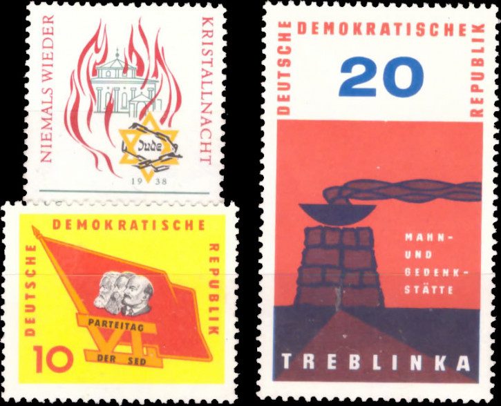Briefmarken: DDR 1963, Mi.Nr. 941, 975, 997 - Postfrisch