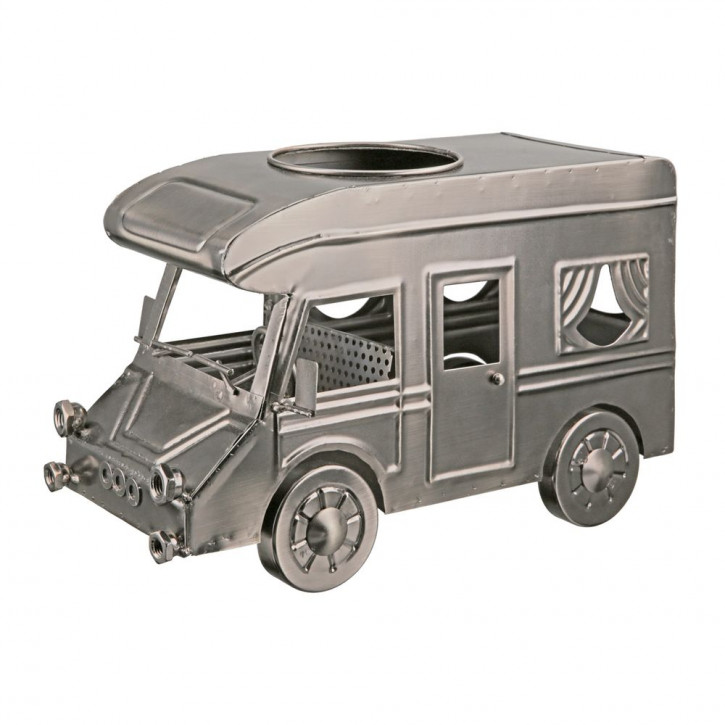 Gilde Flaschenhalter "Wohnmobil", 18,50 cm, vernickelt