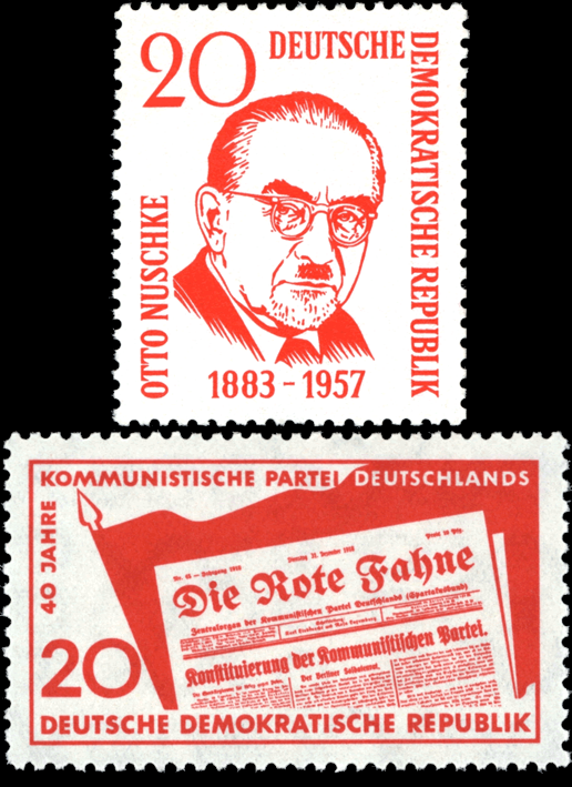 Briefmarken DDR 1958, Mi.Nr. 671-672, Postfrisch