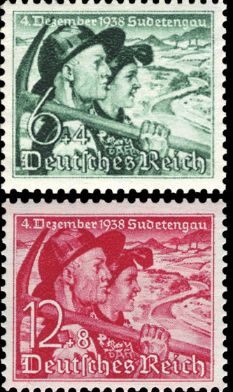 Briefmarken Deutsches Reich 1938, MiNr. 684-685, Volksabstimmung, Postfrisch