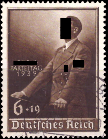 Briefmarken Deutsches Reich 1939, Mi.Nr. 701, Parteitag, Gestempelt