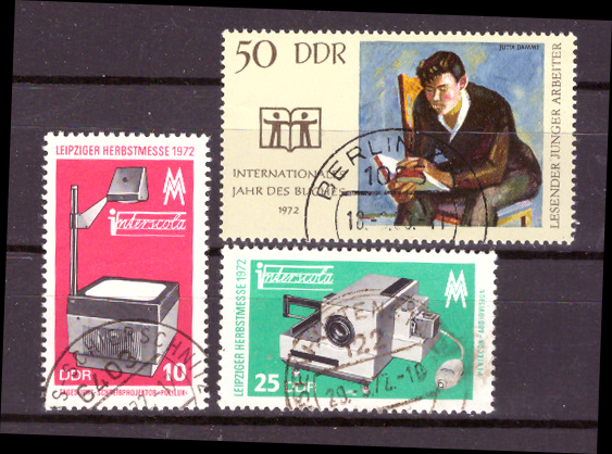 Briefmarken: DDR 1972, Mi.Nr. 1781,1782-1783. Gestempelt