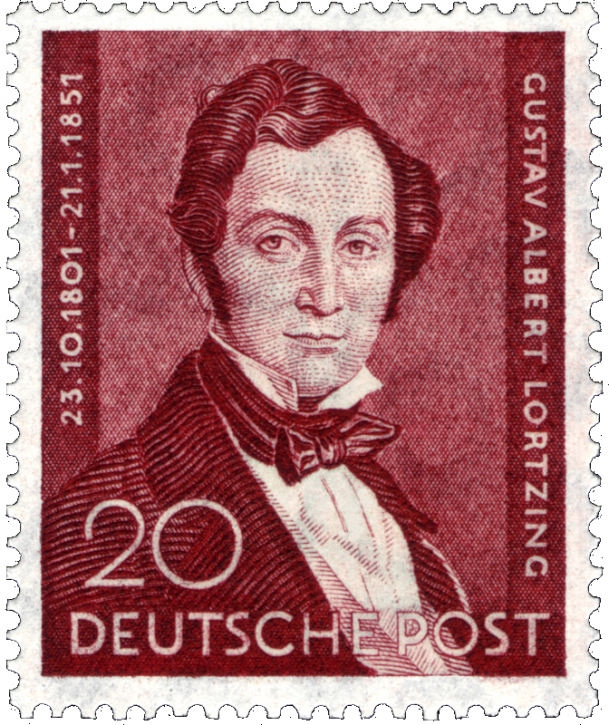 Briefmarken Berlin Mi.Nr. 74, Albert Lortzing, Postfrisch