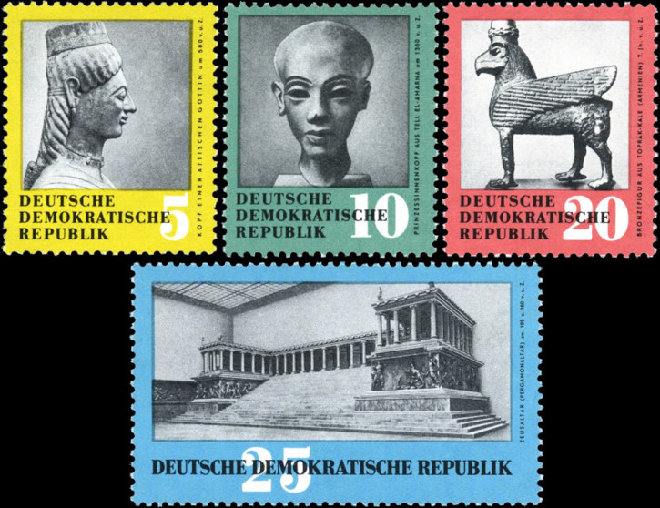 Briefmarken DDR 1959, Mi.Nr. 742-745, Kulturgut Beutekunst (II), Postfrisch