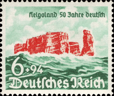 Briefmarken Deutsches Reich 1940, Mi.Nr.750, Helgoland, Postfrisch