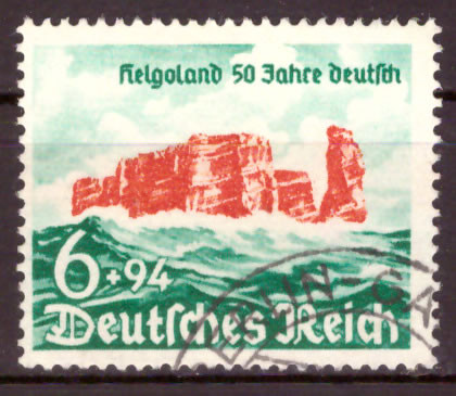 Briefmarken Deutsches Reich 1940, Mi.Nr.750, Helgoland, Gestempelt