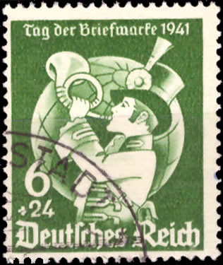 Briefmarken: Deutsches Reich 1941 Mi.Nr. 762, Tag der Briefmarke, Gestempelt