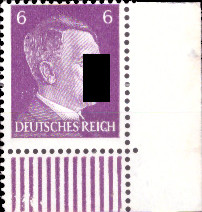 Briefmarken: Deutsches Reich 1941 Mi.Nr. 785 BE ur, Bogenecke unten rechts Freimarken, Postfrisch