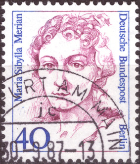 Briefmarken Berlin 1987, Mi.Nr. 788, Freimarke: Frauen der deutschen Geschichte (II). Gestempelt