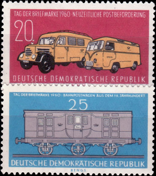 Briefmarken DDR 1960 , Mi.Nr. 789-790, Tag der Briefmarke, Postfrisch