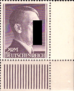 Briefmarken: Deutsches Reich 1941 Mi.Nr. 800A BE ur, Bogenecke unten rechts Freimarken, Postfrisch
