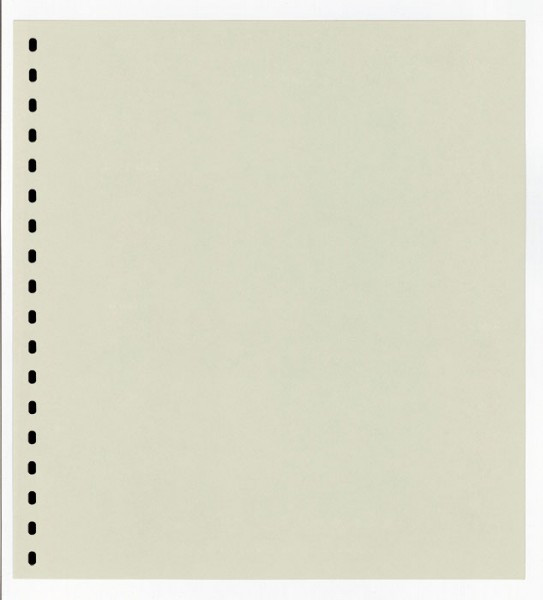 Lindner Blanko-Blätter im LINDNER Blattformat 272mm x 296mm mit 18-Ring-Lochung, Silbergrauer Albenkarton neutral, 10er-Packung