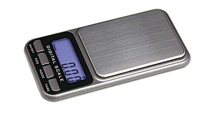 LINDNER Digitale Taschen-Münzwaage (ohne Batterien), Präzision bis 0,01 g - max. 500 g