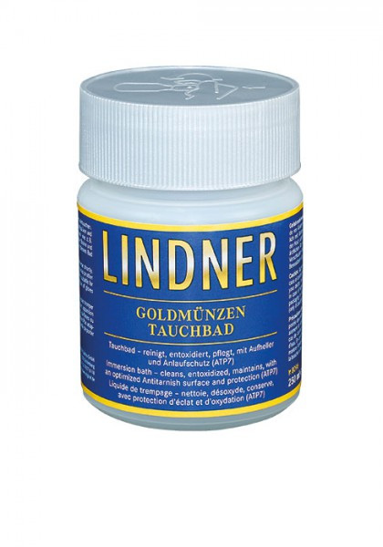 LINDNER Tauchbad für Goldmünzen, 250 ml