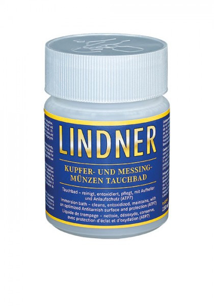 LINDNER Münz-Tauchbad Kupfer-Messing, 250 ml