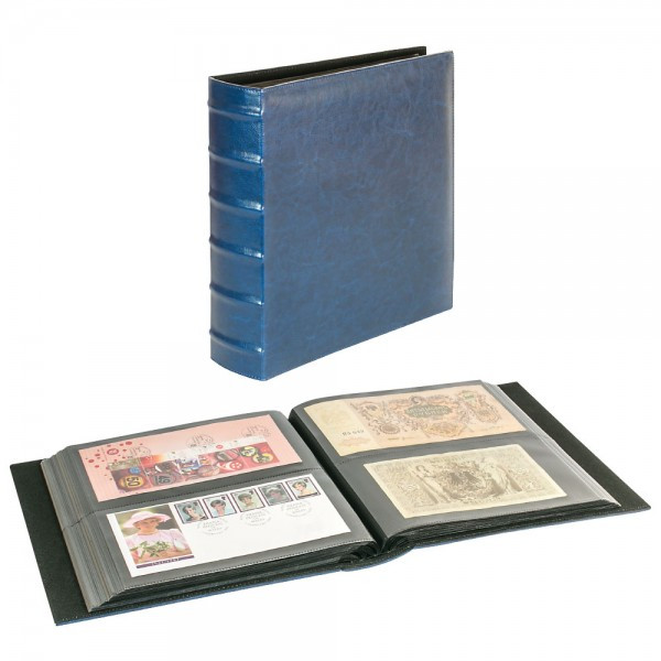 LINDNER Universalalbum FIRMO XL für 224 extra lange Belege Blau